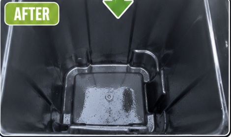 Clean trash bin after a FreshBin cleaning